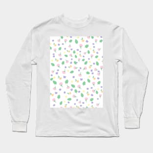 Floral Design Long Sleeve T-Shirt